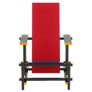 Cassina 635 Red And Blue fauteuil 
