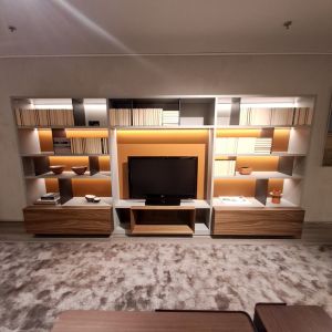Molteni 505 UP tv-meubel bruin 