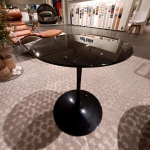 MDF Italia Flow bijzettafel zwart Ø44 x H57 