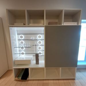 Interlübke Studimo wandkast wit grijs 