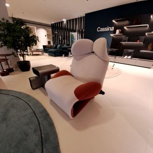 Cassina Wink relaxfauteuil roze 