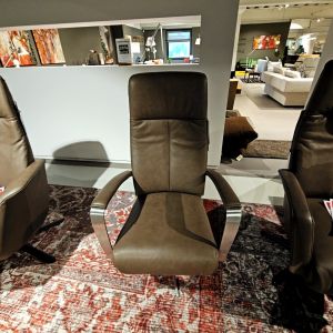 De Toekomst Thyra large relaxfauteuil bruin 