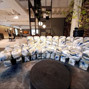 de Sede DS-600 3-zitsbank wit