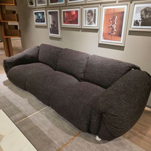 Zanotta ZA:ZA bank met poef bruin