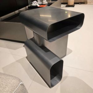 Cassina Soft Corners bijzettafel RVS