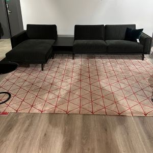 Leolux Bellice hoekbank antraciet 