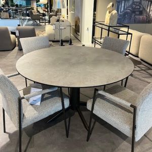 Topform Rosetto eetkamertafel grijs 