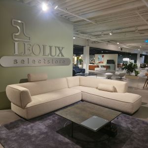 Leolux Loya hoekbank beige 