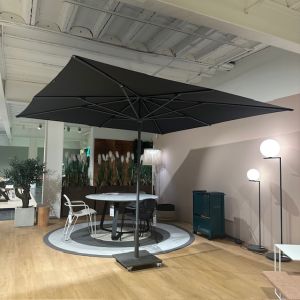 Jardinico Amalfi parasol met voet grijs