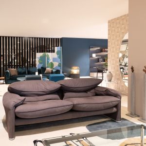 Cassina Maralunga 2-zits bank moka 