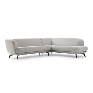 Leolux Flint hoekbank Varese stof blanc 