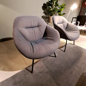 HAY About A Lounge Soft fauteuil blauw 