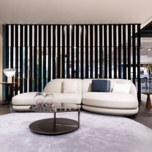 Giorgetti Vesper hoekbank creme 