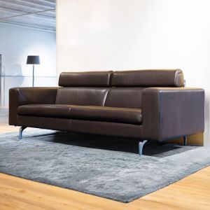 Leolux Horatio 3-zitsbank bruin 