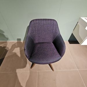 Arco ease eetkamerstoel blauw 
