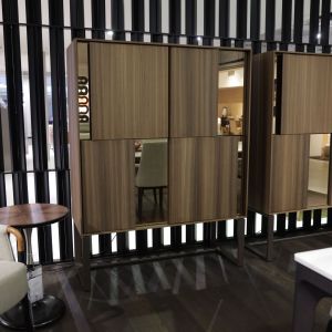 Giorgetti Origami wandkast bruingrijs 