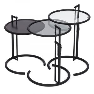 ClassiCon E1027 bijzettafel zwart frame
