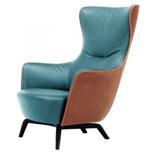 Poltrona Frau Mamy Blue fauteuil 