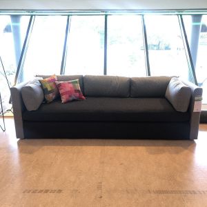 Hay Hackney 3-zitsbank grijs en zwart