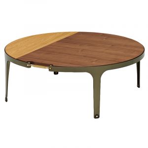 Linteloo Clamp salontafel laag smoked oak & walnut