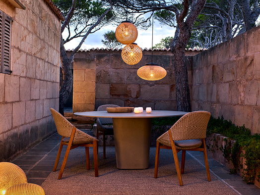 Tribù Monsieur Tricot Outdoor hanglamp