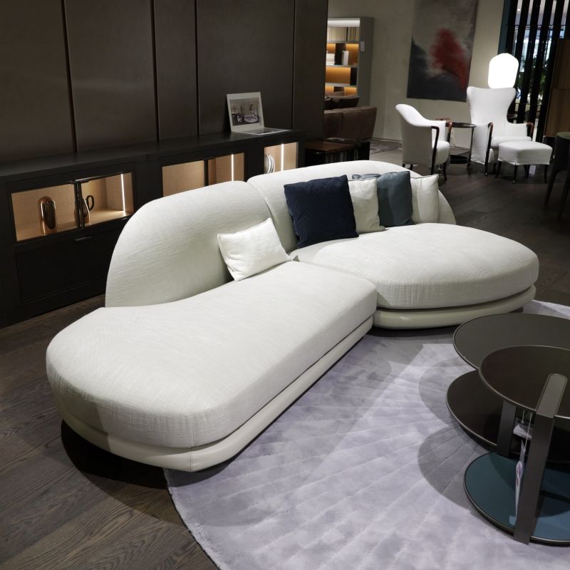 Giorgetti Vesper hoekbank creme