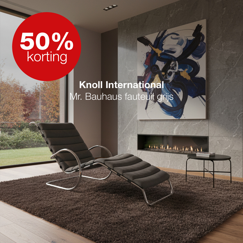 Knoll International Mr. Bauhaus fauteuil grijs